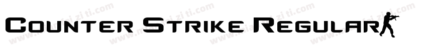 Counter Strike Regular字体转换